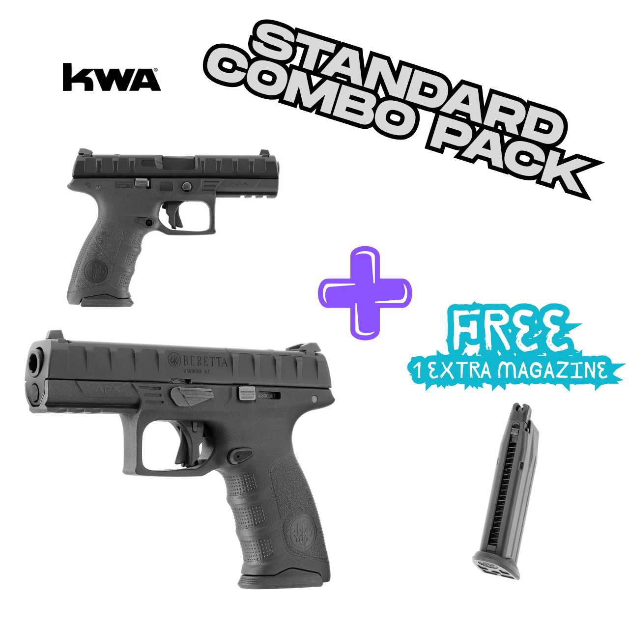 Umarex Beretta APX RDO GBB Pistol (KWA) (Promotion Version - Black / FDE / OD)