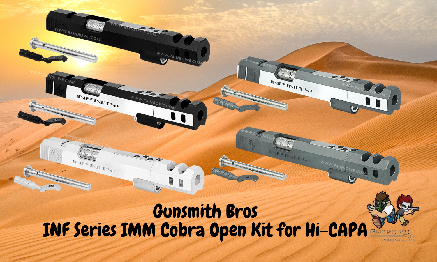 Gunsmith Bros INF Series IMM Cobra Open Kit for Hi-Capa (5 color)