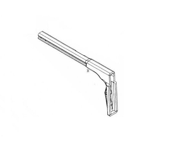 Folding Stock (Part No.31) For KSC MP9 GBB