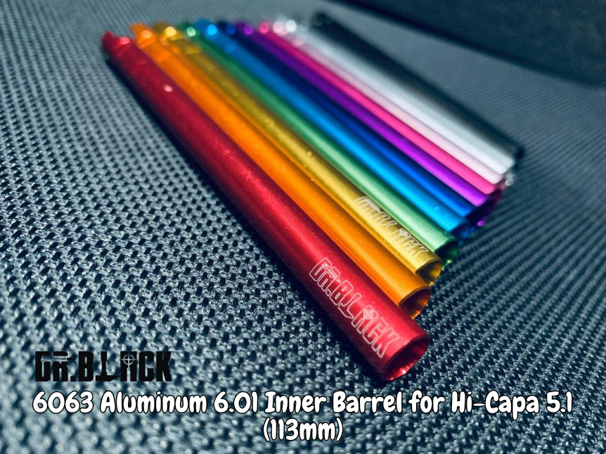 Dr. Black 6063 Aluminum 6.01 Inner Barrel for Hi-Capa 5.1 (113mm)
