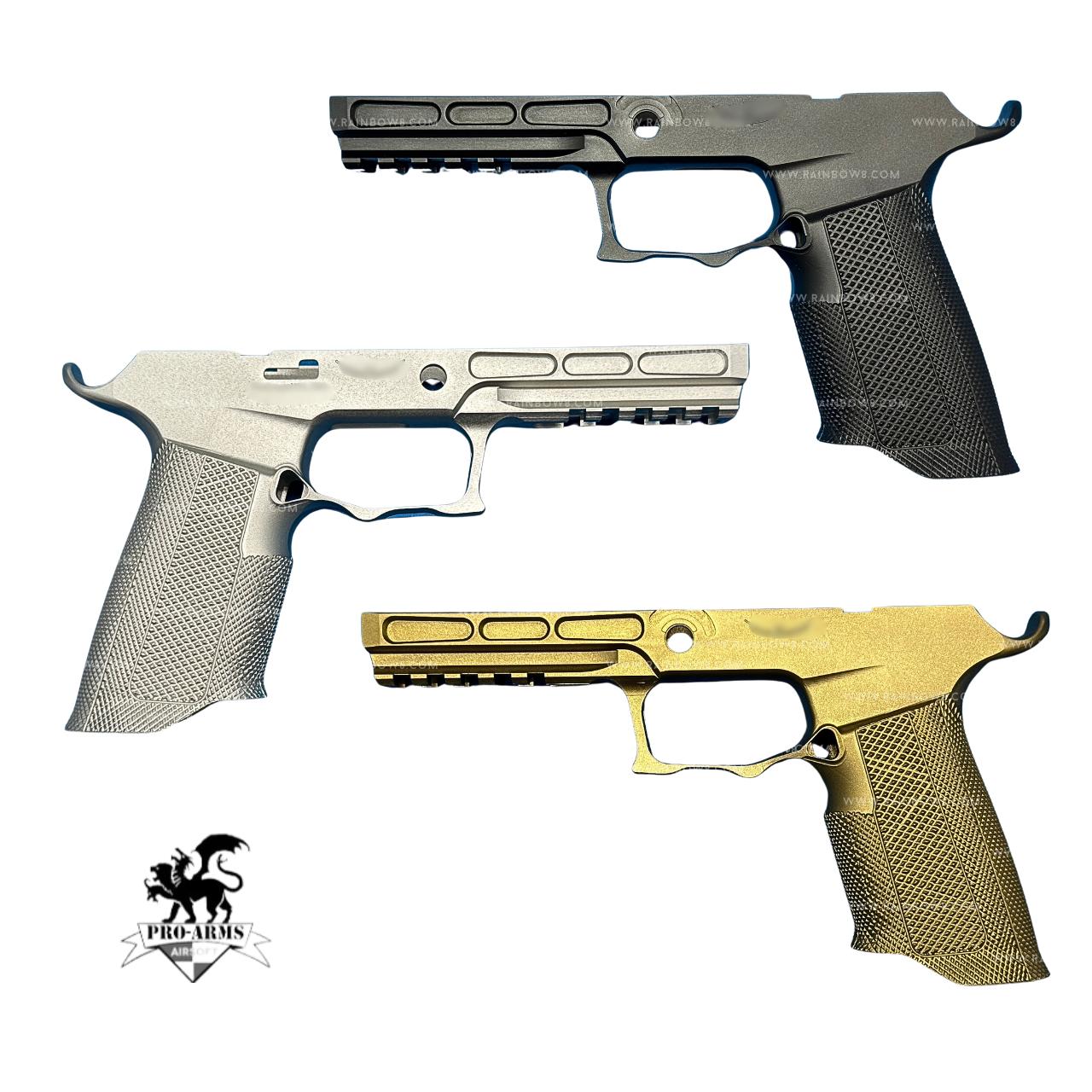 Pro Arms CNC Aluminum ACE SOCOM Style Grip for SIG AIR / VFC P320 GBB (3 color)