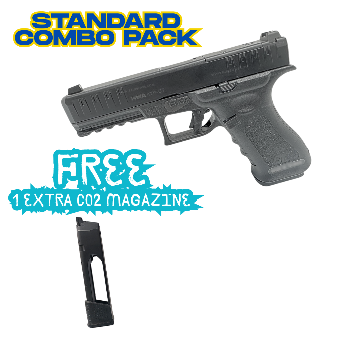 KWA ATP-GT Training Airsoft Pistol (GBB / CO2) (Promotion Version)