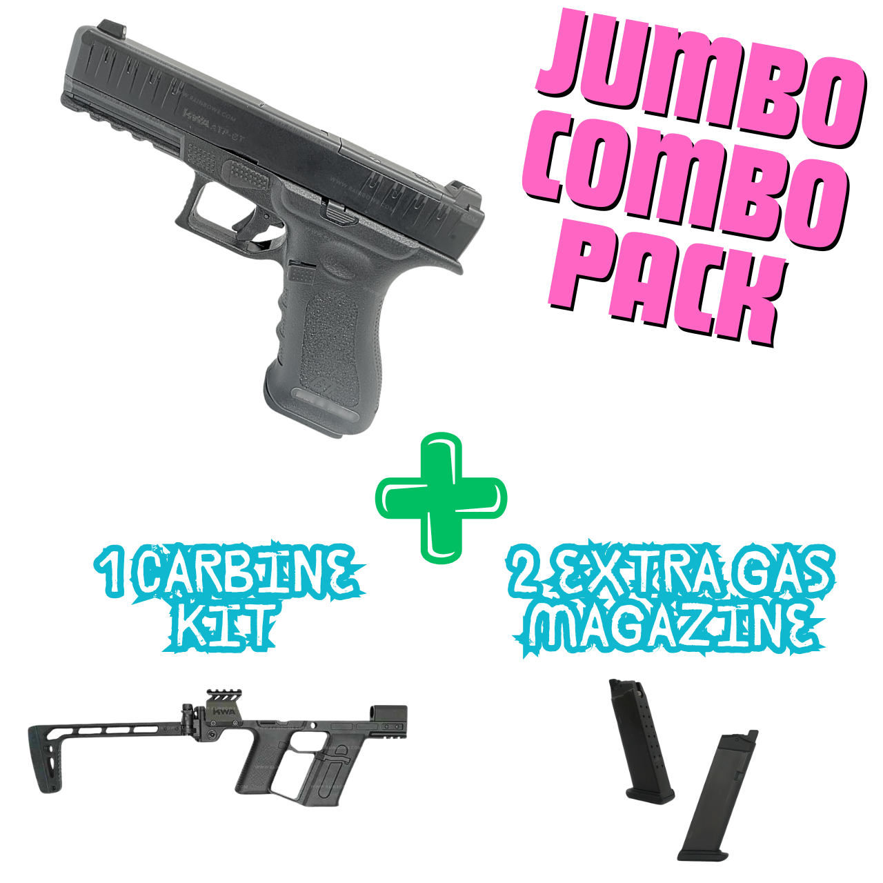 KWA ATP-GT Training Airsoft Pistol (GBB / CO2) (Promotion Version)