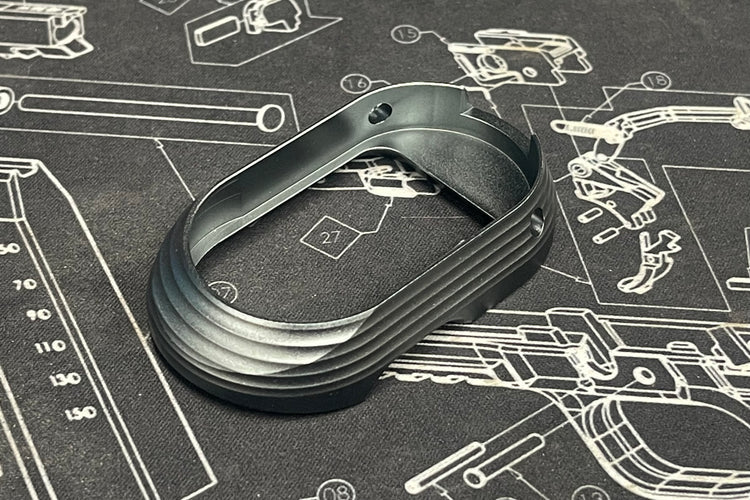 Bomber CNC Aluminum STI X DP Tactical Magwell for Marui Hi-Capa GBB (2 color)