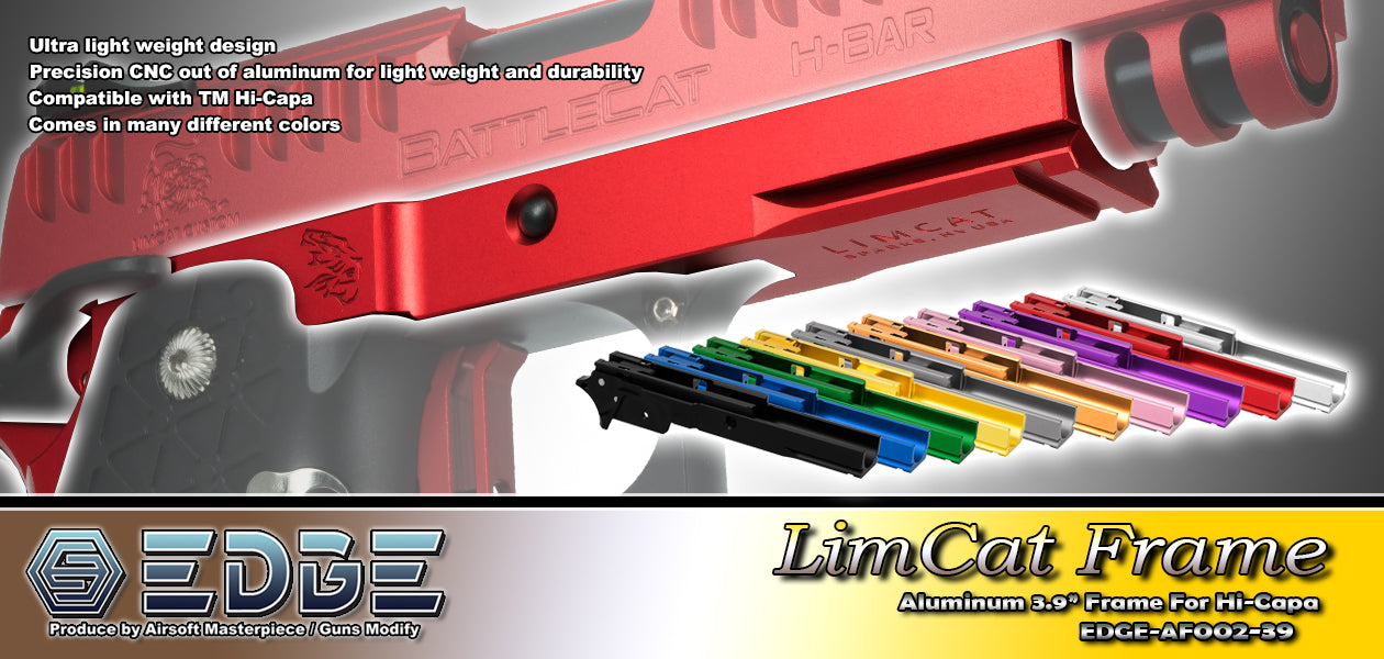 EDGE LimCat 3.9" Aluminum Frame for Hi-Capa (10 colors)