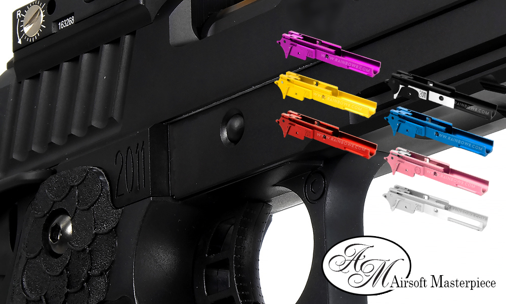 Airsoft Masterpiece Aluminum Frame - STI 3.9 with Tactical Rail (Two Tone)