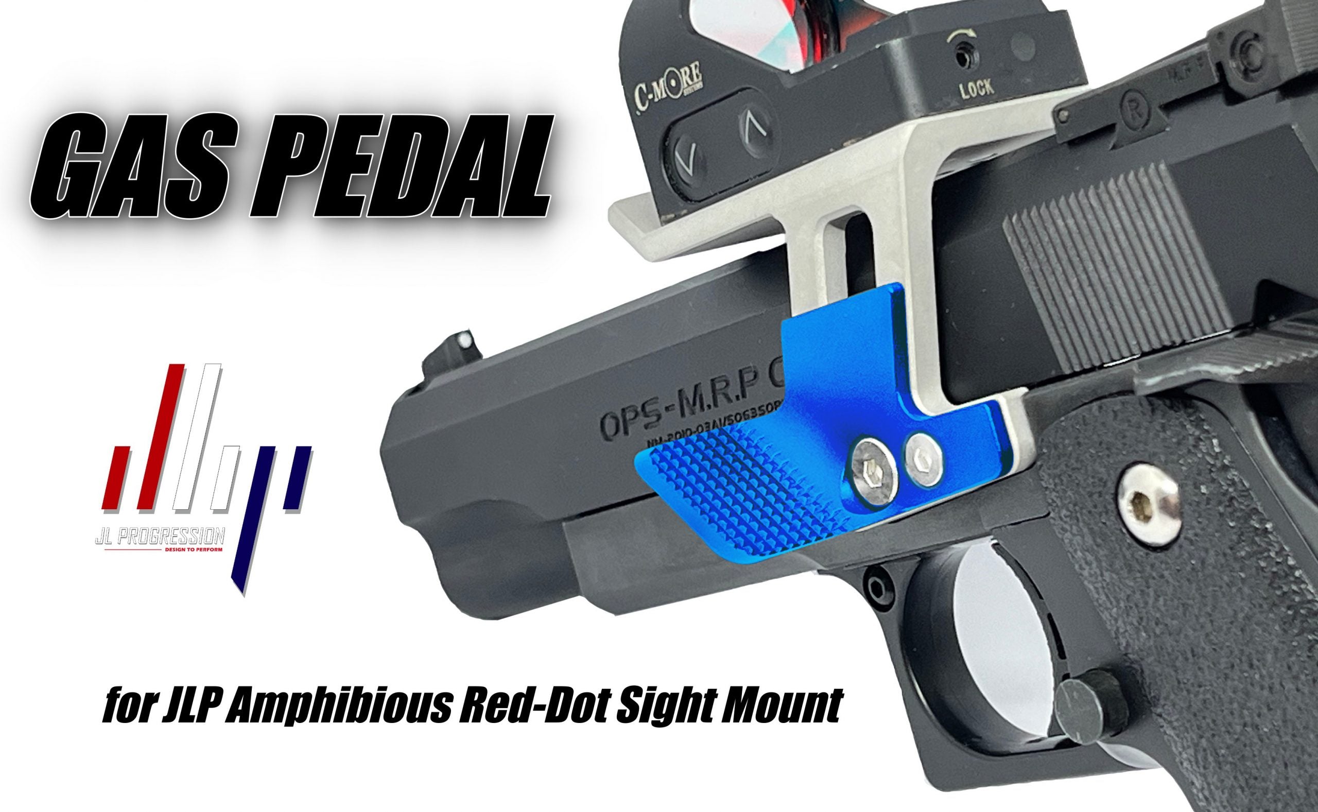 JLP Gas Pedal Thumb Rest for Amphibious Sight Mount (5 Color)