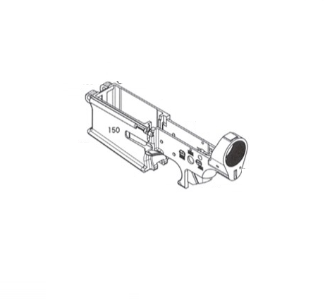 Lower Receiver (Part No.150) For KWA HK417 GBB