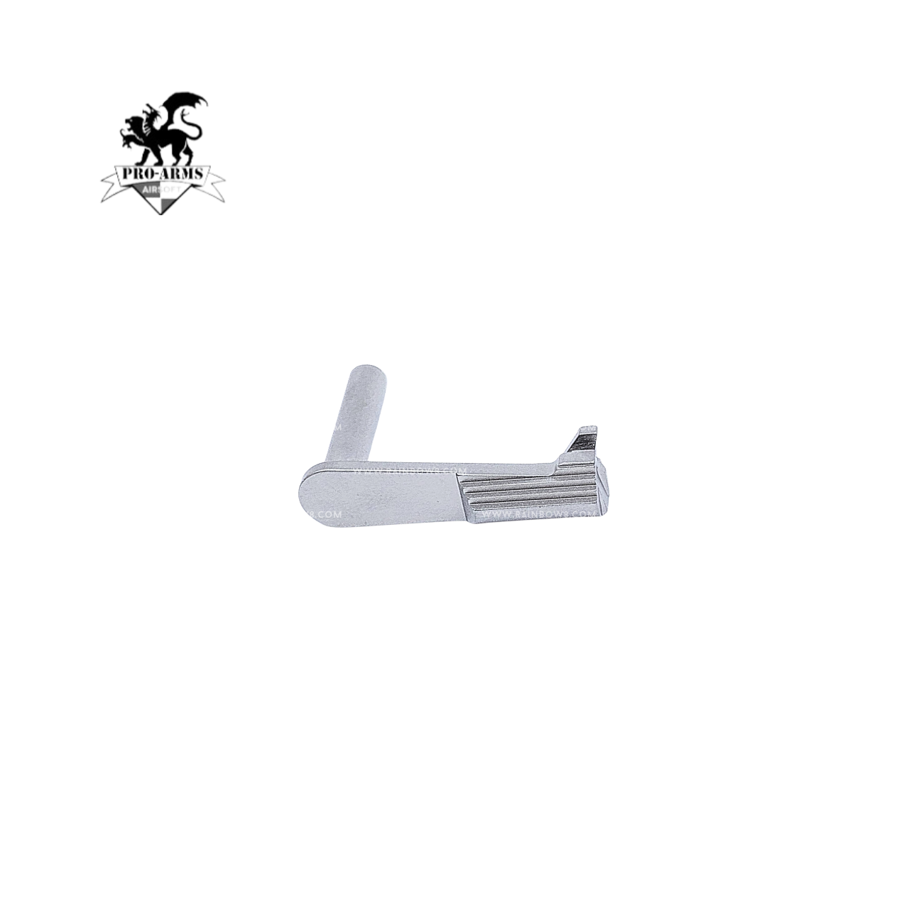 Pro Arms Full CNC Stainless Steel Slide Catch for Tokyo Marui V10 (Silver / Black)