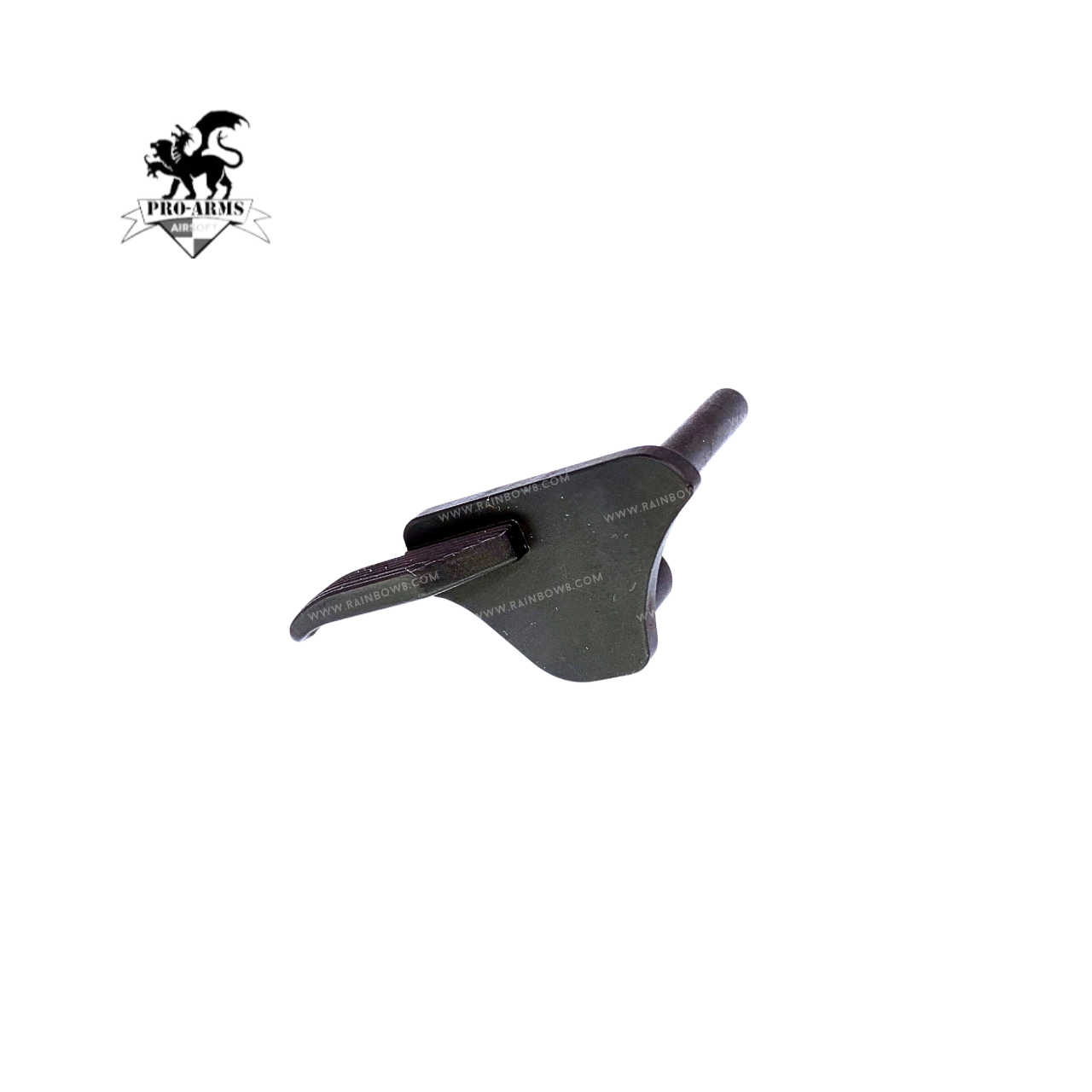 Pro Arms Full CNC Stainless Steel Thumb Safety for Tokyo Marui V10 (Black / Silver)