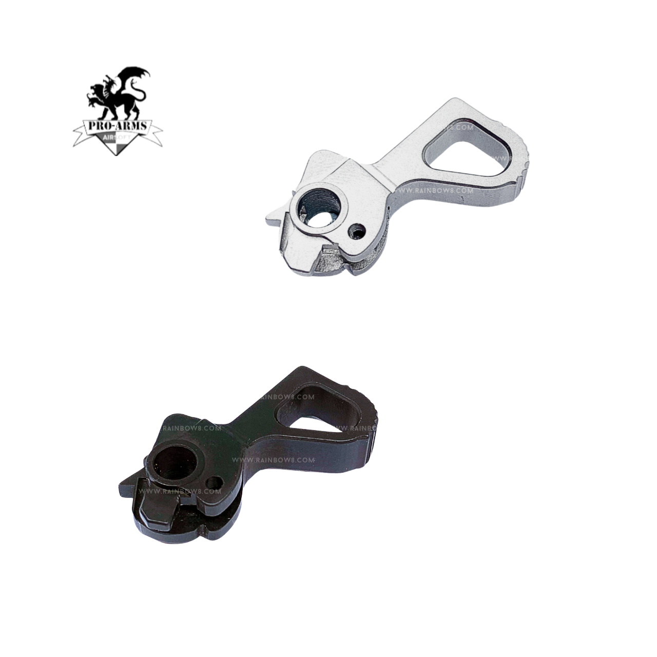 Pro Arms Full CNC Stainless Steel Hammer for Tokyo Marui V10 (Black / Silver)