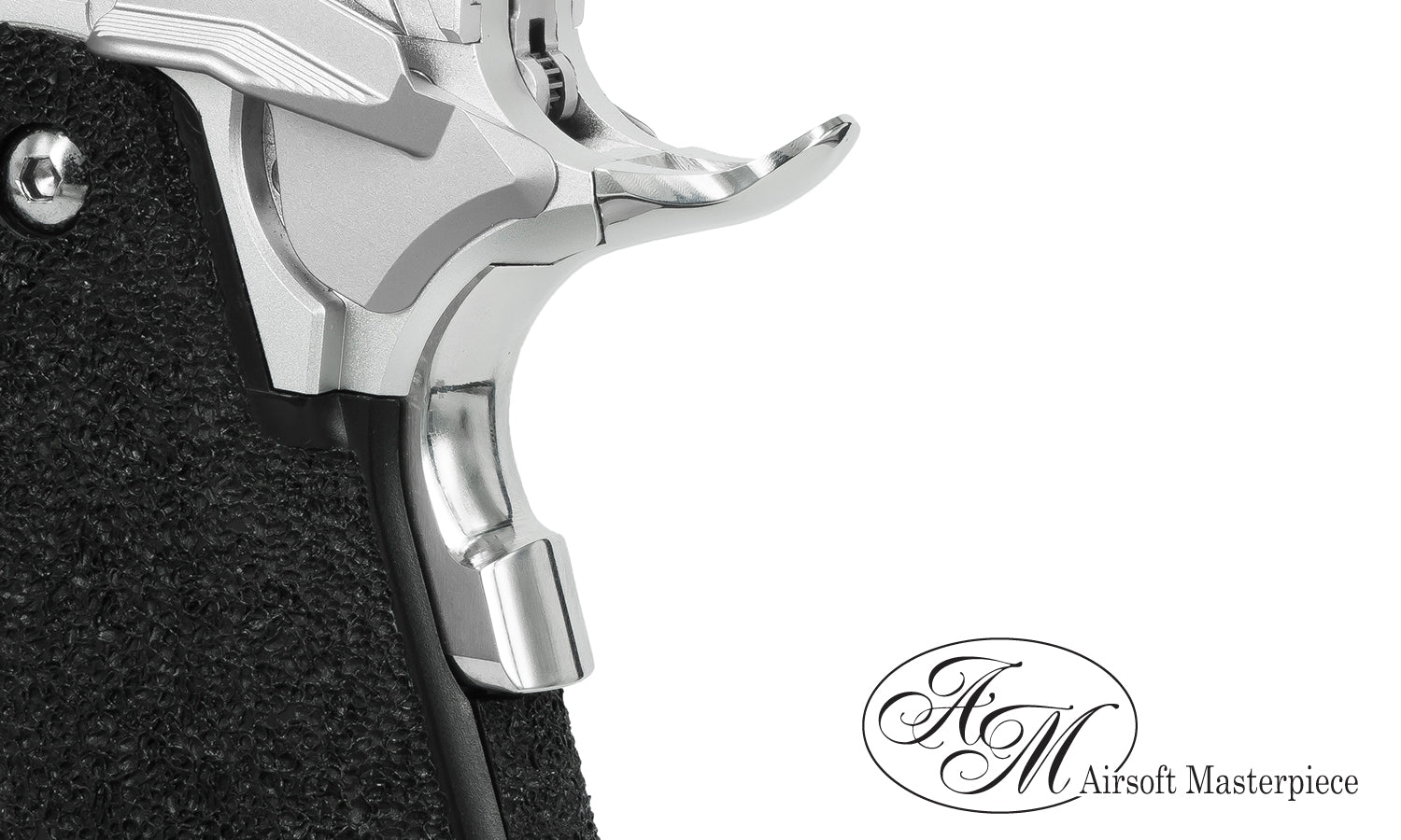 Airsoft Masterpiece Steel Grip Safety - STI (Matt Sliver)