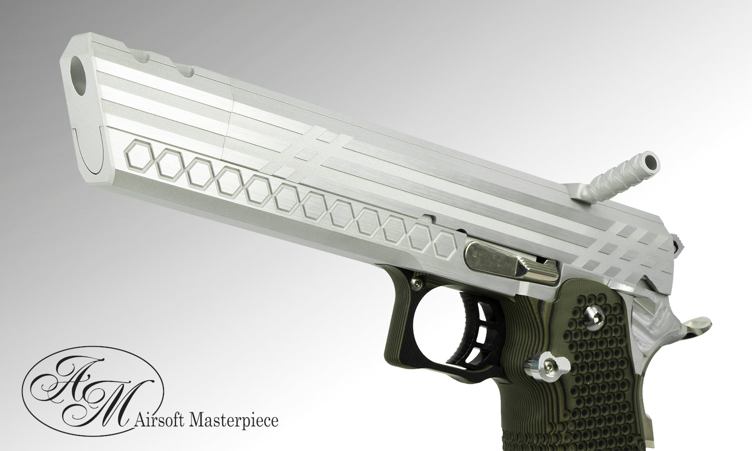 Airsoft Masterpiece SMOKING HOLES Open Slide Kit for Hi-CAPA (Two Tone)