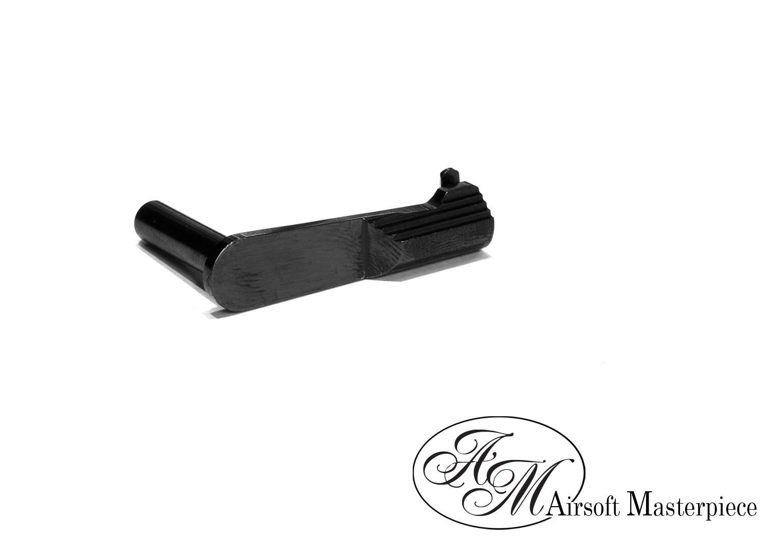 Airsoft Masterpiece CNC Steel Slide Stop - Type 1 - STI (Matt Black)