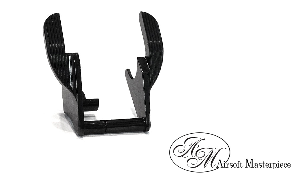 Airsoft Masterpiece Steel Thumb Safeties - STI (Matt Black)