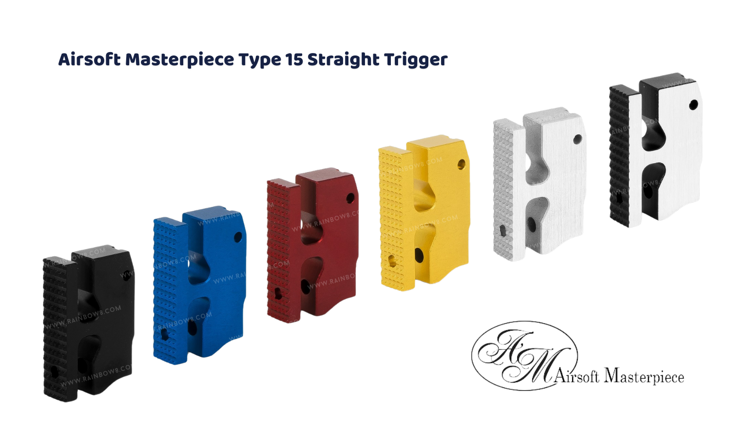 Airsoft Masterpiece Type 15 Straight Trigger for Hi-CAPA / 1911 (6 color)