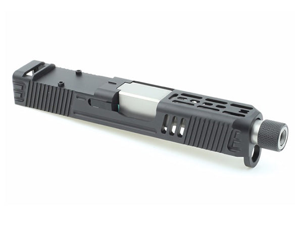 GunsModify Aluminum Slide with Stainless barrel set for G26 RMR LW style