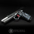 Nine Ball Flute Straight Outer Barrel for Marui Hi-Capa 5.1 (Silver / Gun Metal)