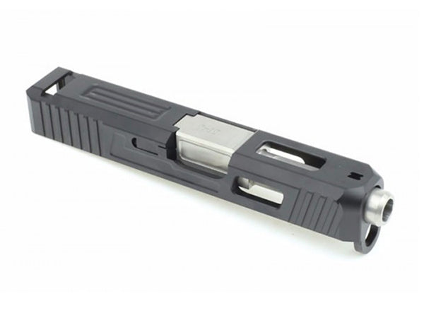 GunsModify S-Style G26 Slide & Stainless Silver Barrel Set for Marui G26 GBB
