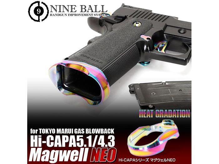 Nine Ball NEO Magwell For Marui Hi-Capa 5.1/4.3 (Rainbow)