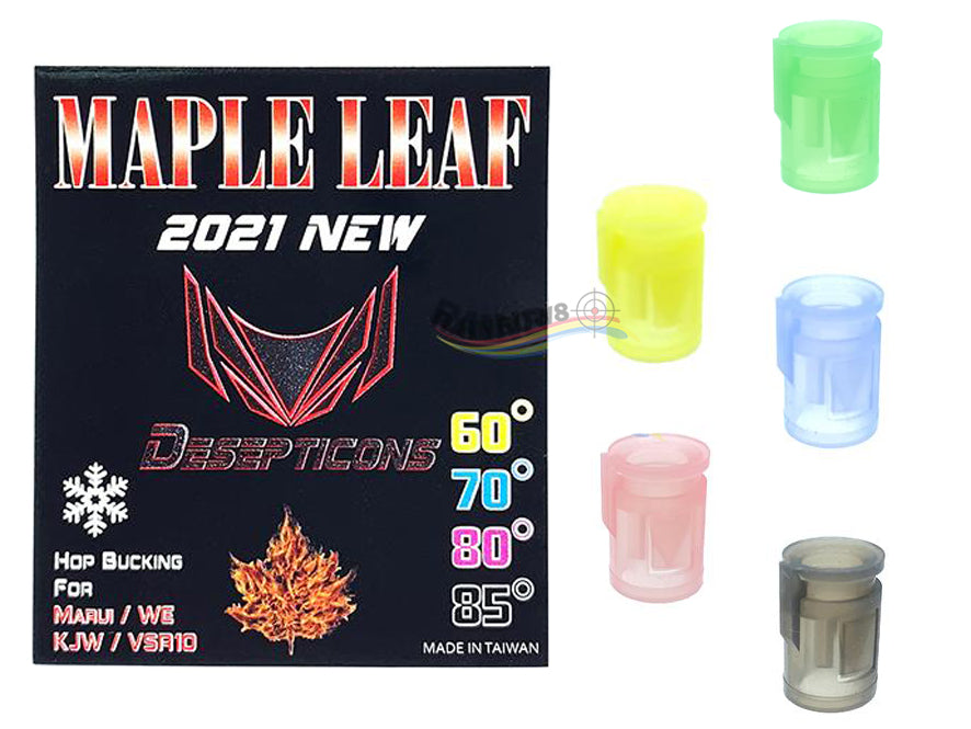 Maple Leaf 2021 NEW Desepticons (Long Range) Hop Bucking Silicone for Marui GBB (50°/60°/70°/80°/85°)