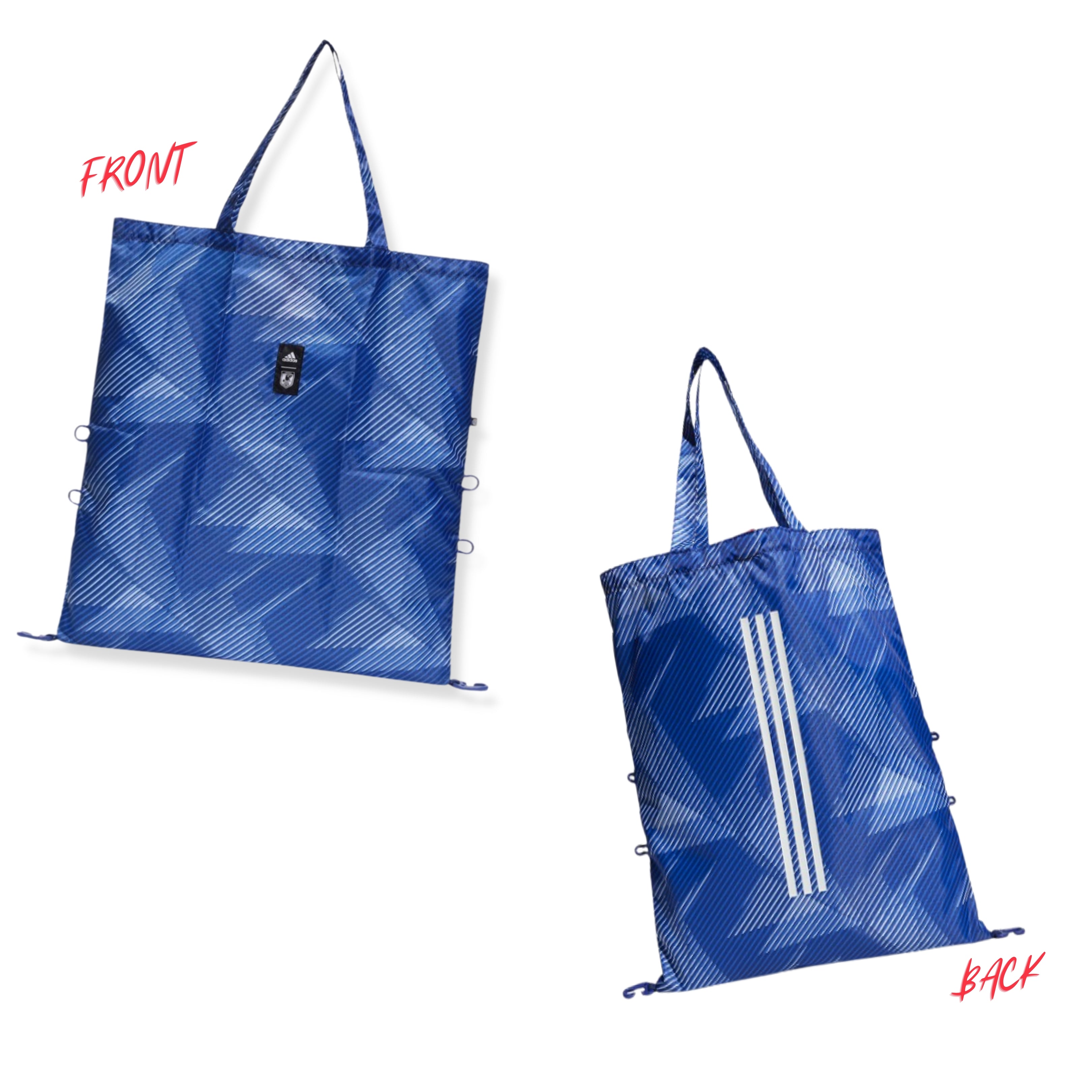 Adidas Japan National Football Team 2022 Packable Bag / Tote Bag (BW593)