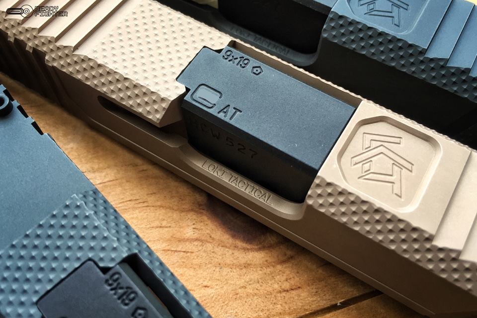 Ready Fighter LTK Neo RMR Cut Slide Set For Marui G18C GBB (Bronze)