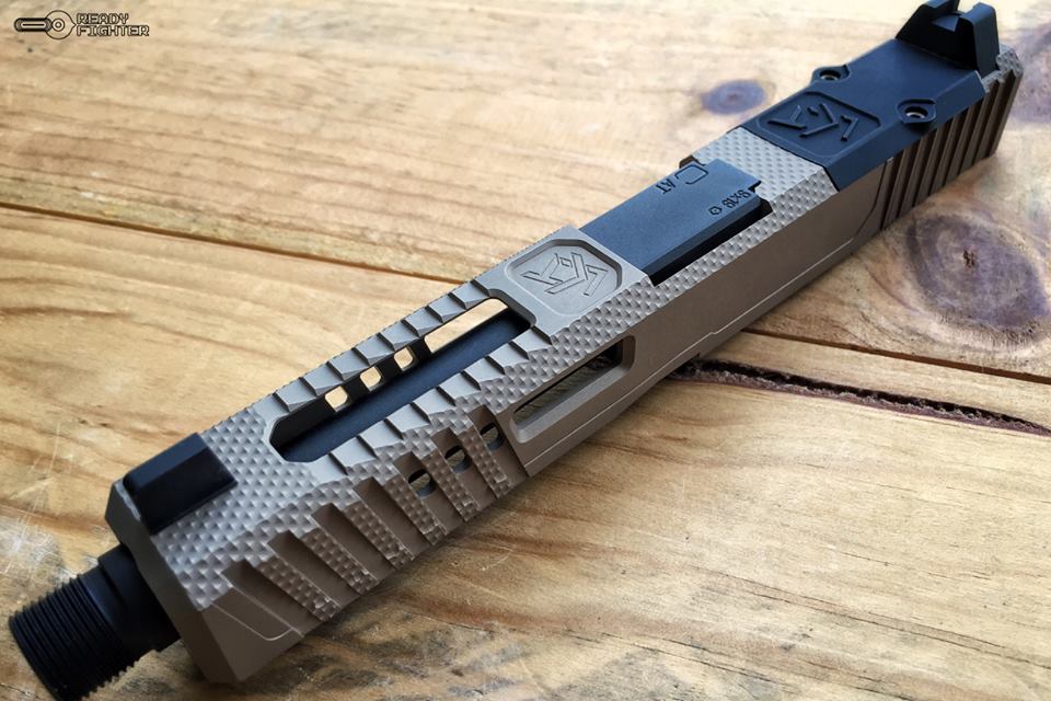 Ready Fighter LTK Neo RMR Cut Slide Set For Marui G18C GBB (Bronze)