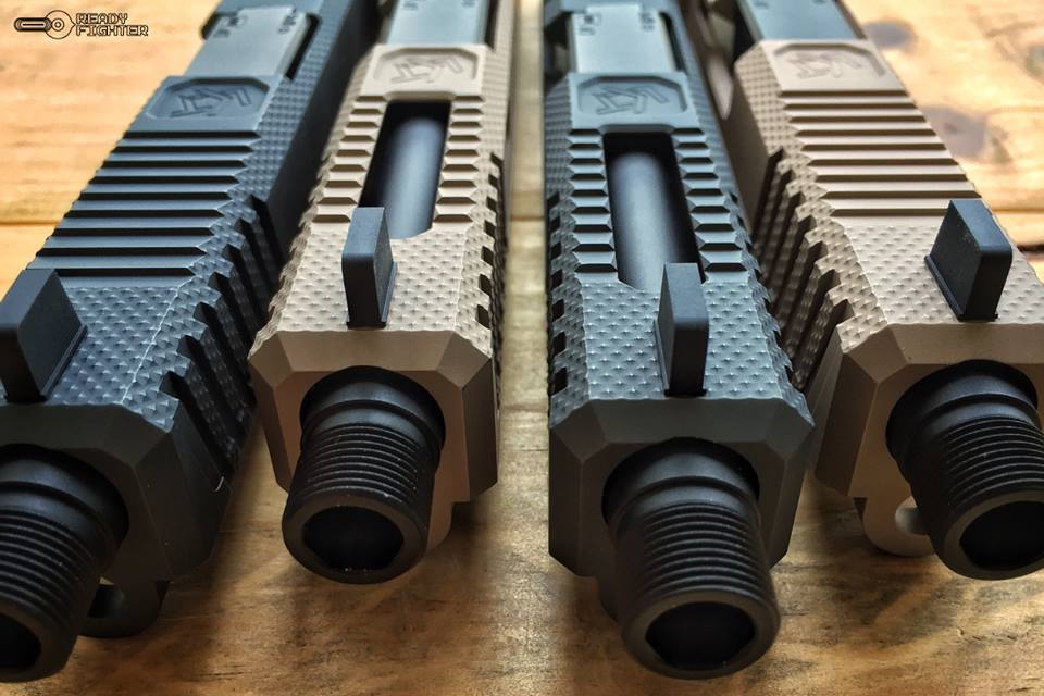 Ready Fighter LTK Neo RMR Cut Slide Set For Marui G18C GBB (Bronze)