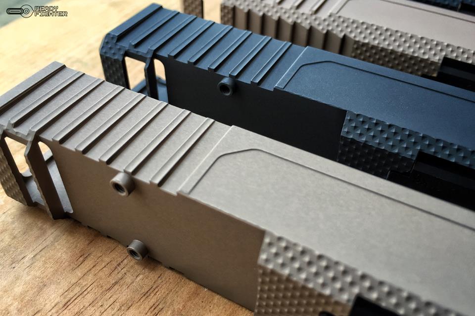 Ready Fighter LTK Neo RMR Cut Slide Set For Marui G18C GBB (Bronze)