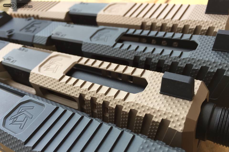 Ready Fighter LTK Neo RMR Cut Slide Set For Marui G18C GBB (Bronze)