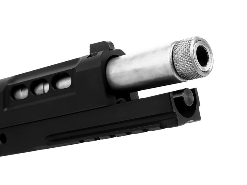 Airsoft Masterpiece STEEL Fix Outer Barrel with Threads for Hi-CAPA 5.1 (Silver)