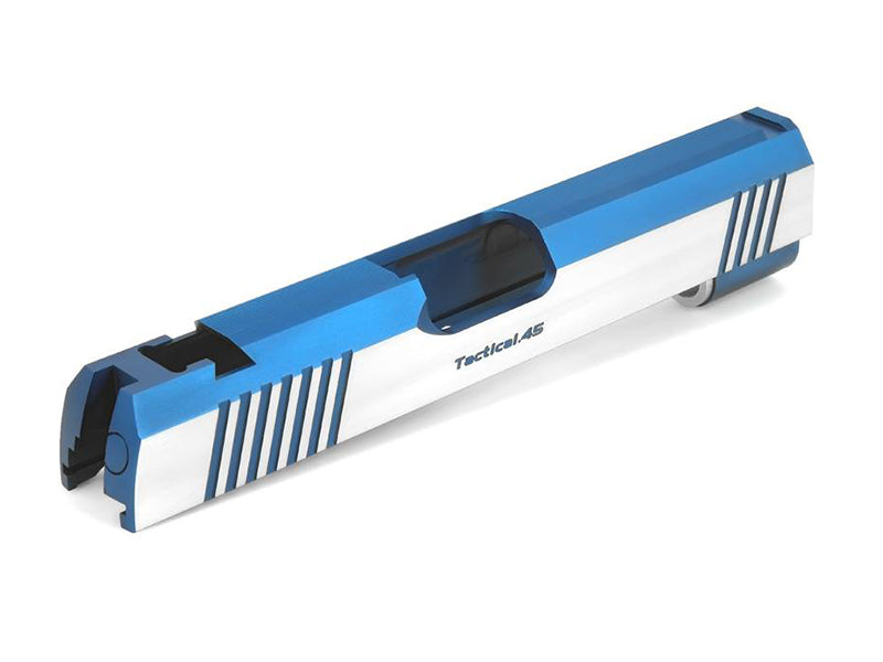 Airsoft Masterpiece OPS-Tactical .45 Standard Slide for Hi-Capa 4.3 (Blue, Two Tone)