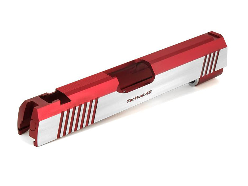 Airsoft Masterpiece OPS-Tactical .45 Standard Slide for Hi-Capa 4.3 (Red, Two Tone)