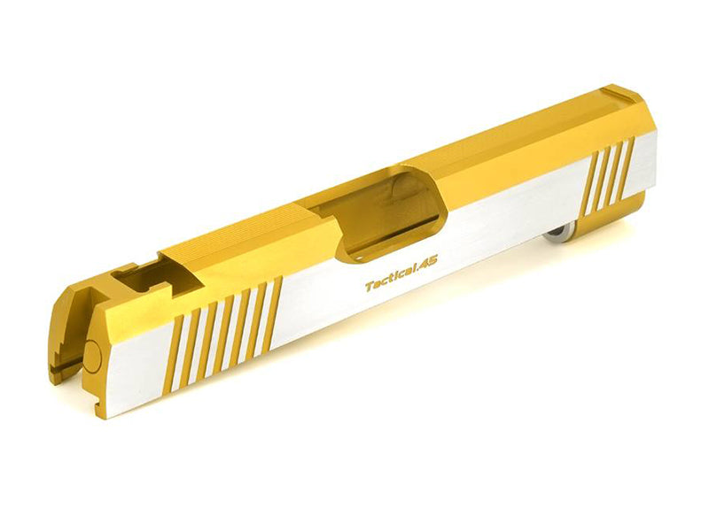 Airsoft Masterpiece OPS-Tactical .45 Standard Slide for Hi-Capa 4.3 (Gold, Two Tone)