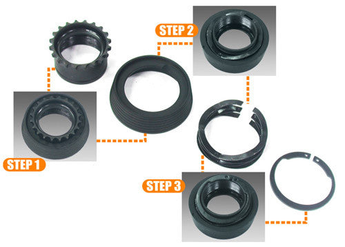 Guarder AR-15 Real Handguard Set (Black)