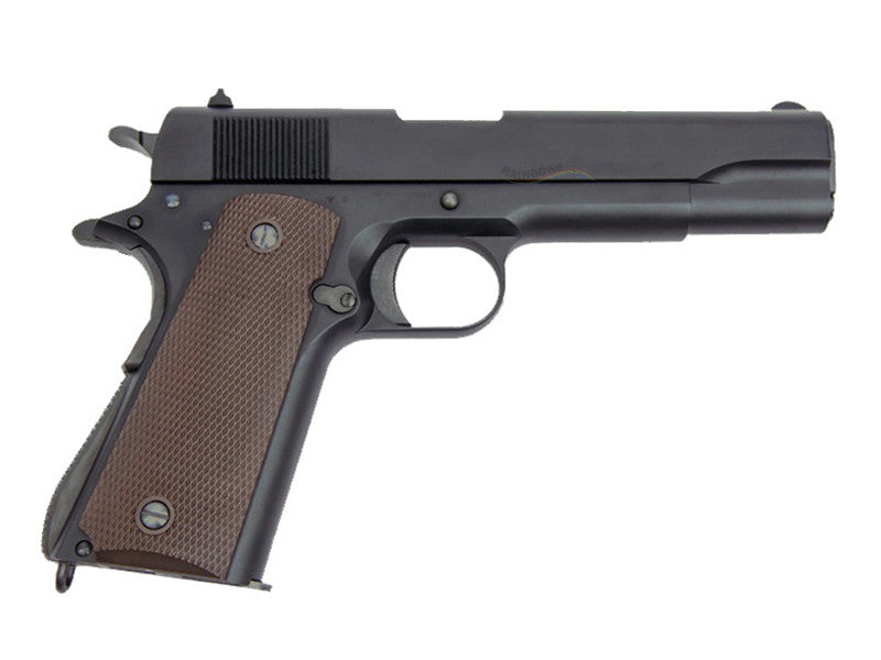 APLUS CUSTOM KSC M1911A1.45 Full Metal GBB Pistol (Cerakote BK, Colt New Ver.)