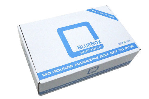 BLUEBOX 140rd Magazine for M16/M4 AEG Series (10pcs Box)