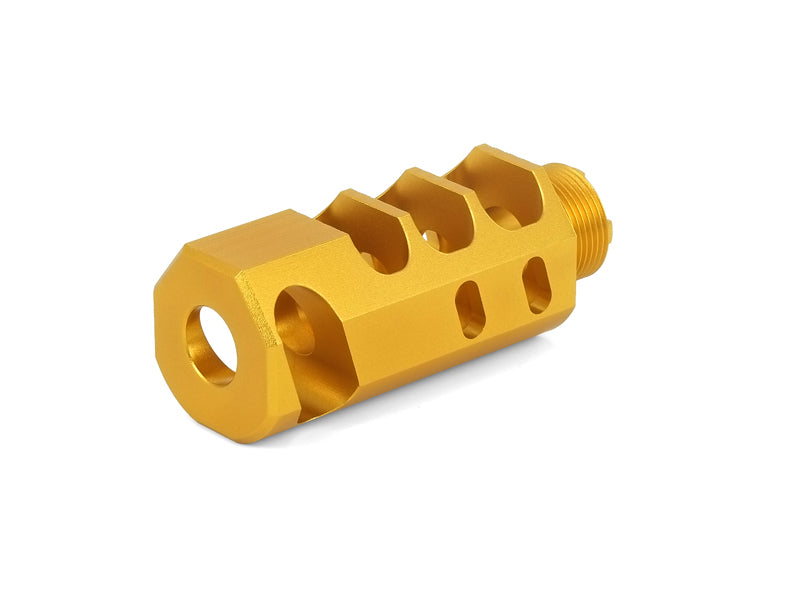 Airsoft Masterpiece 2" Compensator Type 8 - (Gold)