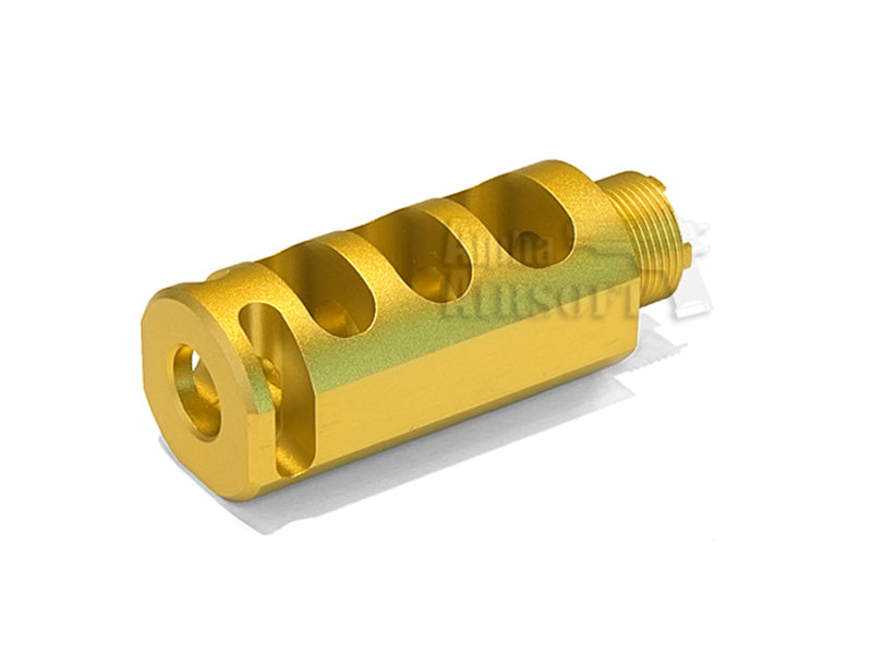 Airsoft Masterpiece 2" Compensator (Round) Type 5 - Gold