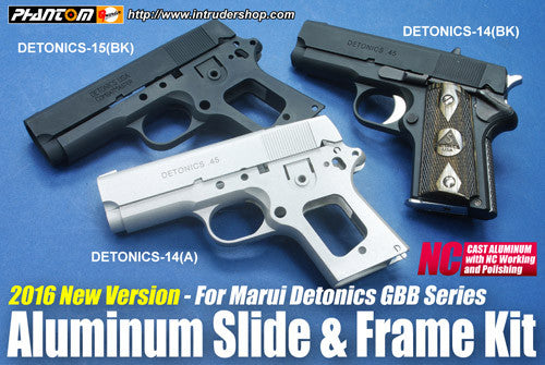 Guarder Aluminum Kit for MARUI DETONICS.45 (Black/Early Marking)