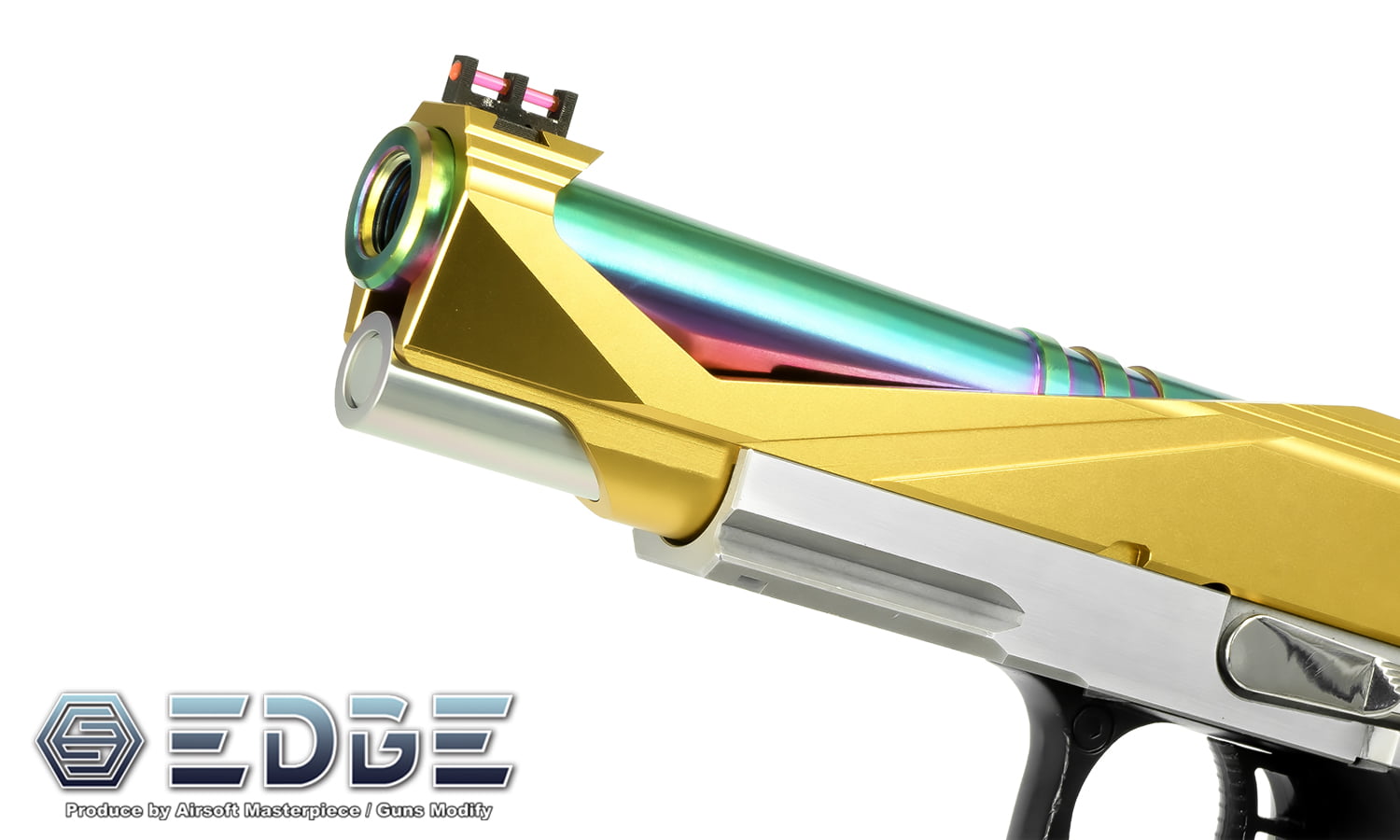 EDGE Custom “.45ACP” Stainless Steel Outer Barrel for Hi-CAPA 5.1 (Gold)