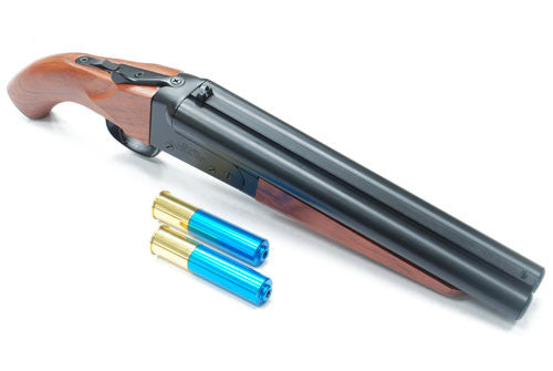 HAW SAN Mad Max Double Barrel Airsoft Gas Shotgun (Full Metal Real Wood)