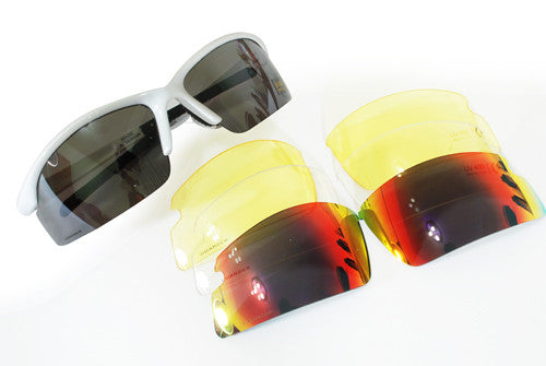 Guarder C6 Polycarbonate Sport Glasses-White