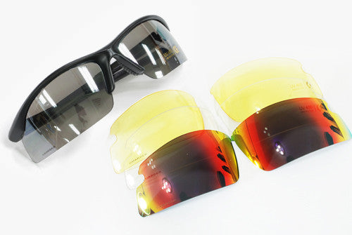 Guarder C6 Polycarbonate Sport Glasses- Black