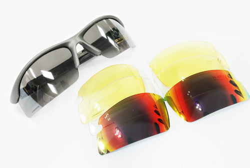 Guarder C6 Polycarbonate Sport Glasses - Metal Gray