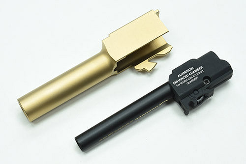 Guarder Stainless Outer Barrel for MARUI G26 (Titanium Gold)