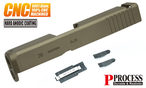 Guarder Aluminum CNC Slide for MARUI G26 Gen3 (Standard/FDE)