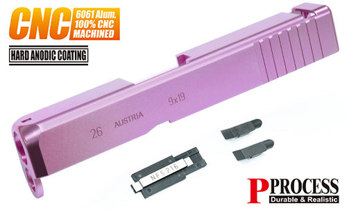 Guarder Aluminum CNC Slide for MARUI G26 Gen3 (Standard/Pink)