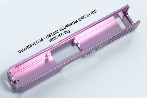 Guarder Aluminum CNC Slide for MARUI G26 Gen3 (Standard/Pink)